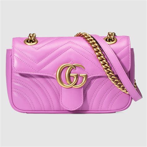 gucci marmont pink bag.